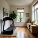 Bieżnia w pomieszczeniu